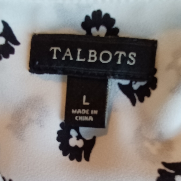 TALBOTS Sleevless Shell Vneck Ruffle Front - Picture 11 of 12